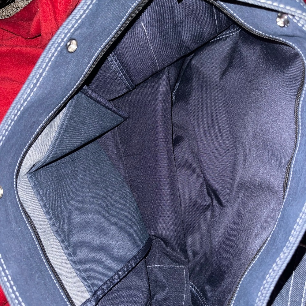 Pop Mart The Monsters Fall in Wild Series Labubu Denim Messenger Bag - Picture 4 of 4